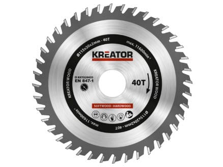 Kreator KRT020435 cirkelzaagblad 115mm 40T hout