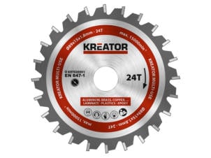 Kreator KRT020501 universeel cirkelzaagblad 89mm 24T