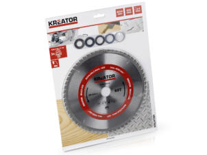 Kreator KRT020505 lame de scie circulaire universelle 254mm 60D
