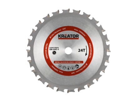 Kreator KRT020603 cirkelzaagblad 120mm 24T metaal 1