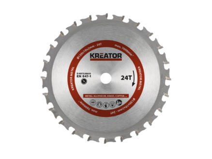 Kreator KRT020603 lame de scie circulaire 120mm 24D métal