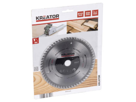 Kreator KRT021602 lame de scie circulaire 165mm 60D bois 1