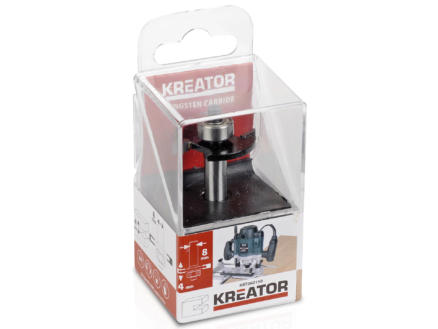 Kreator KRT060150 fraise à rainurer carbure 4mm 1