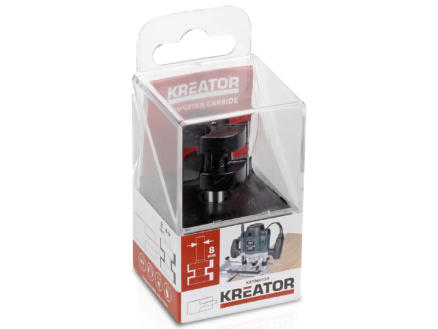 Kreator KRT060155 fraise à bouveter carbure 21x25 mm 1