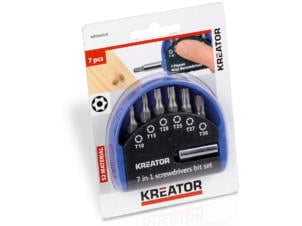 Kreator KRT064250 set d'embouts Torx 7 pièces