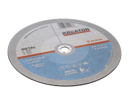 Kreator KRT070180 disque à tronçonner métal 355x3,2x25,4 mm 2 pièces 1