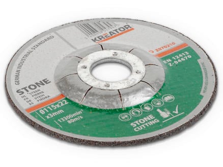 Kreator KRT070210 disque à tronçonner 115x3x22 mm 4+2 pièces 1