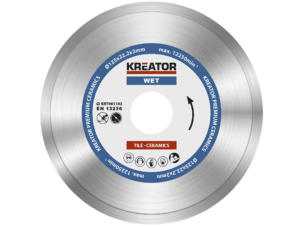 Kreator KRT081102 disque diamant 125x2x22,23 mm eau