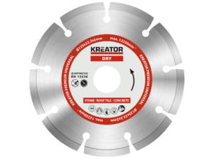 Kreator KRT082102 Premium diamantschijf steen 125x2x22,2 mm droog