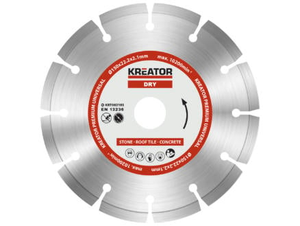 Kreator KRT082103 disque diamant pierre 125x2,1x22,2 mm sec 1
