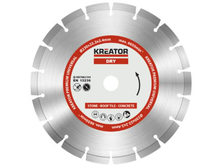 Kreator KRT082104 disque diamant 230x2,4x22,2 mm sec 1