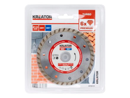 Kreator KRT083101 Turbo disque diamant 125x2x22,23 mm 1