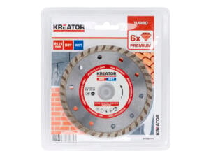 Kreator KRT083101 Turbo disque diamant 125x2x22,23 mm