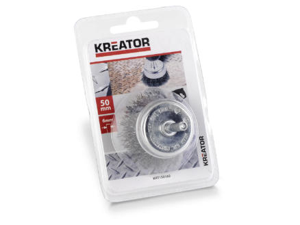 Kreator KRT150102 brosse soucoupe 50mm acier 1