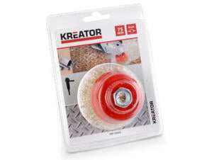 Kreator KRT150202 M14 brosse soucoupe 75mm acier cuivré