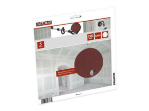Kreator KRT232011 papier abrasif excentrique K400 225mm 5 pièces
