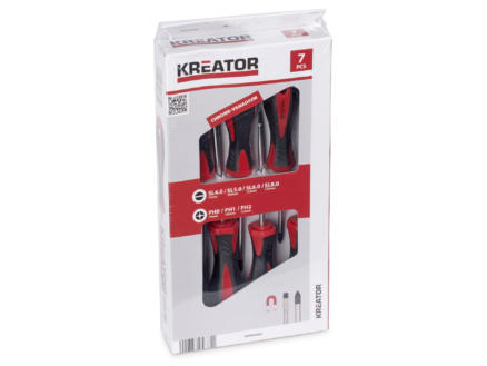 Kreator KRT400002 set de tournevis plat/PH 7 pièces 1