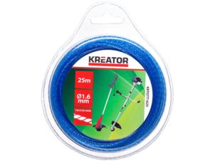 Kreator KRTGTT1625 fil tressé pour coupe-bordures 1,6mm 25m