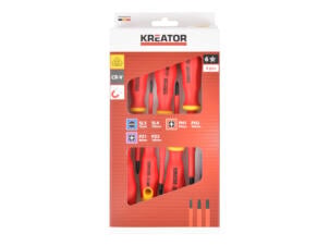 Kreator KRTH20101 VDE tournevis SL/PH/PZ set de 6