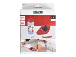 Kreator KRTH73101 cordeau à tracer set de 3