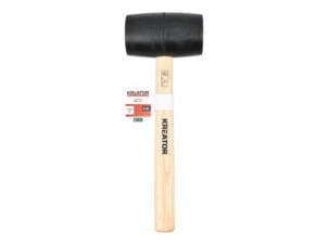 Kreator KRTH90602 rubber hamer 700g hout zwart