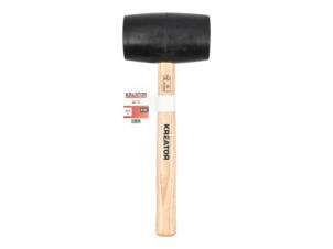Kreator KRTH90603 rubber hamer 900g hout zwart