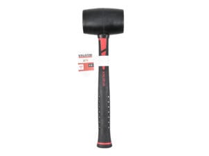 Kreator KRTH90701 rubber hamer 450g glasvezel zwart