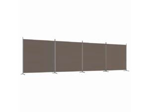 Kamerscherm 4 panelen 698x180 cm antraciet