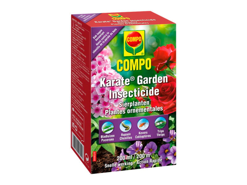 Compo Karate Garden insecticide plantes ornementales 200ml