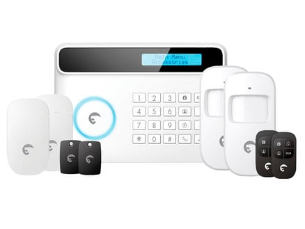 eTiger Kit d'alarme sans fil avec communication GSM S4