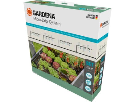 Gardena Kit d'arrosage Micro-Drip pour parterres et potagers surélevés 1