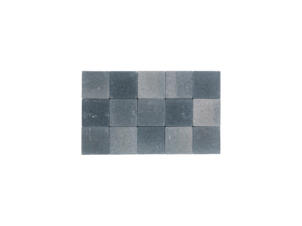 Klinkers chanfreinés 15x15x6 cm gris et noir