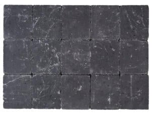 Klinkers getrommeld 15x15x5 cm zwart