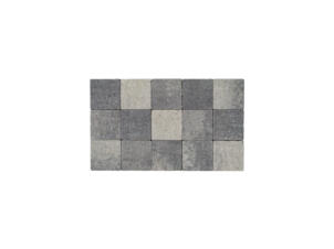 Klinkers in-line 15x15x6 cm grijs en zwart