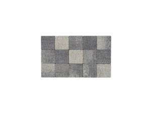 Klinkers in-line 15x15x6 cm gris et noir