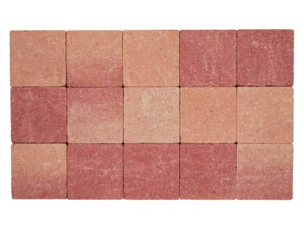 Klinkers in-line 15x15x6 cm roze-rood 1
