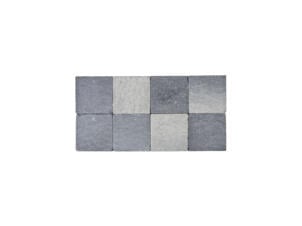 Klinkers in-line 20x20x6 cm grijs-zwart
