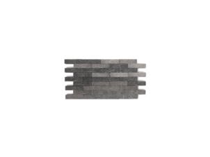Klinkers in-line 20x5x6 cm grijs-zwart