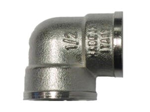 Saninstal Knie FF 3/8" chroom