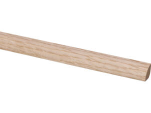 Kwartronde lat 13x13 mm 240cm eiken fineer
