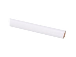 Kwartronde lat 16x16 mm 260cm wit