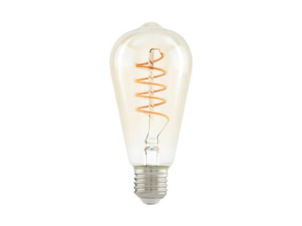 Eglo LED Amber Spiraal Edison-lamp filament E27 4W 1