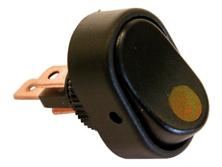 Carpoint LED Schakelaar 12V 30A geel 1