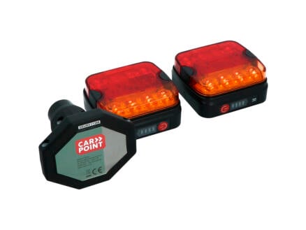 Carpoint LED achterlichtset magnetisch Bluetooth 7-polig 4 functies 2-delig