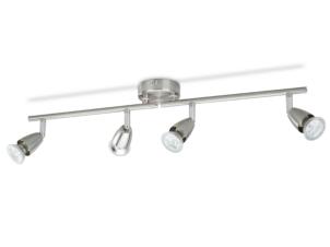 Prolight LED balkspot GU10 4x3W nikkel