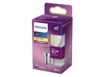 Philips LED bollamp filament E14 4,3W 1