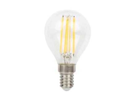 Prolight LED bollamp filament E14 4W dimbaar warm wit 1