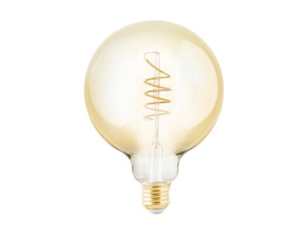 Eglo LED bollamp filament G125 E27 4W amberglas 1