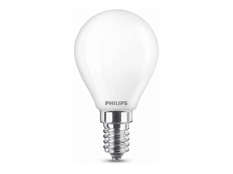 Philips LED bollamp mat E14 4,3W