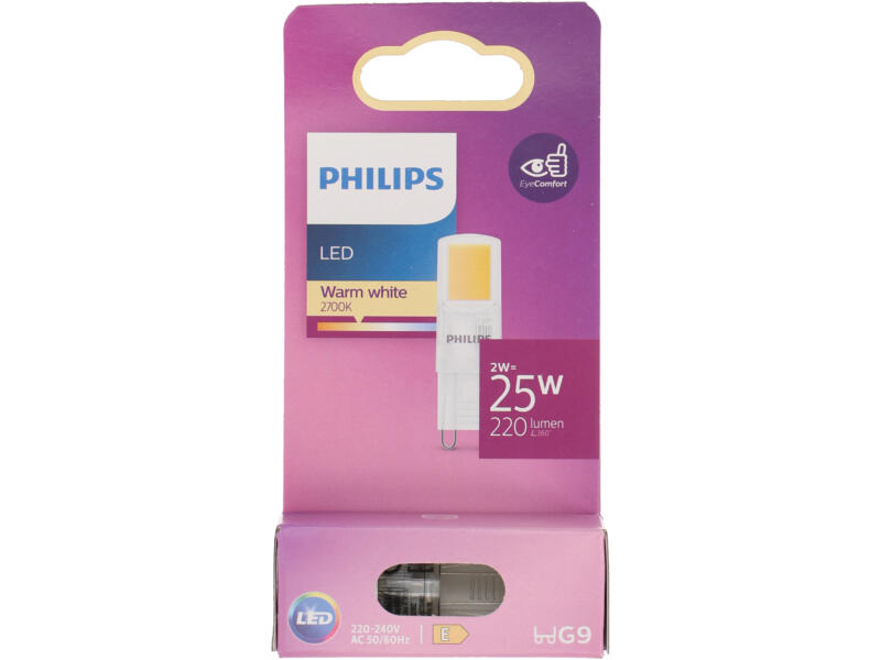 Philips LED capsulelamp G9 2W warm wit